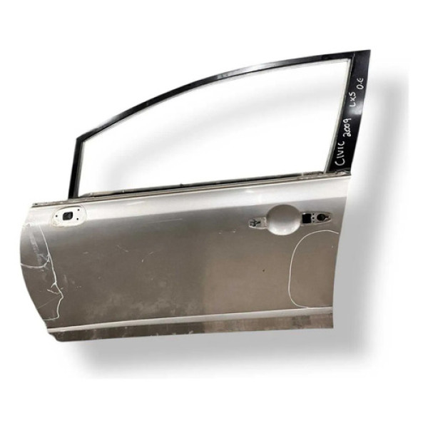 Porta Dianteira Esquerda Honda Civic Lxs 2009 2010 Detalhe Dianteira Esquerda Dourado