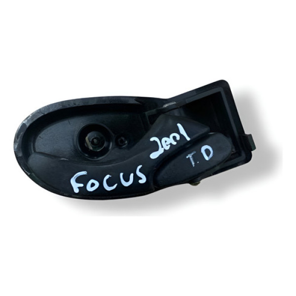 Maçaneta Interna Traseira Direita Ford Focus 2001 2002 2003 - Preto - Traseira