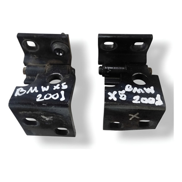 Par Dobradiças Porta Traseira Direita Bmw X5 2001 2002 2003