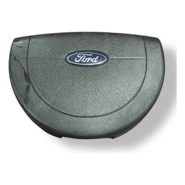 Capa Buzina Volante Ford Ecosport 1.6 2004 A 2012 - 6020200a Prateado