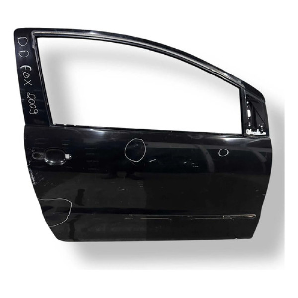 Porta Dianteira Direita Volkswagen Fox 1.0 2009 2010 Detalhe Dianteira Direita Preto