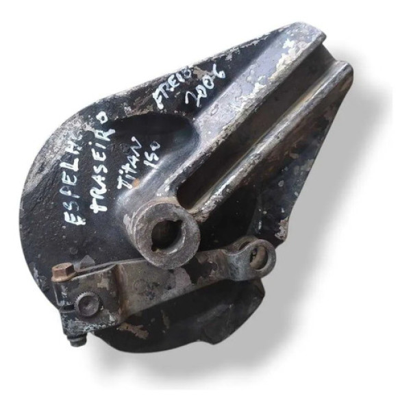 Espelho Freio Traseiro Honda Cg 150 Titan 2006 2007 A 2010 Prateado