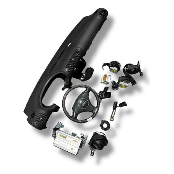 Kit Airbag Audi A3 2001 2002 2003 2004 2005 2006 Preto