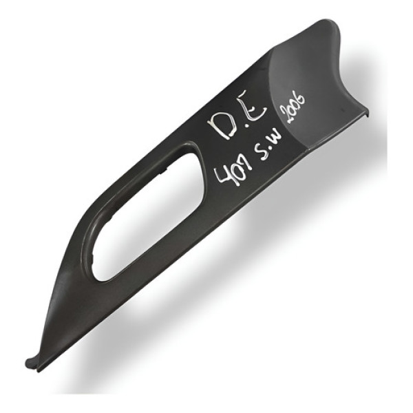 Moldura Maçaneta Interna Diant Esq 407 Sw 2006 9643531377 Preto Dianteira