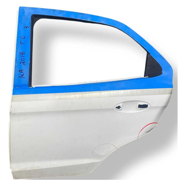 Porta Traseira Esquerda Ford Ka 1.5 - 2018 A 2021 - Detalhe Traseira Esquerda Branco