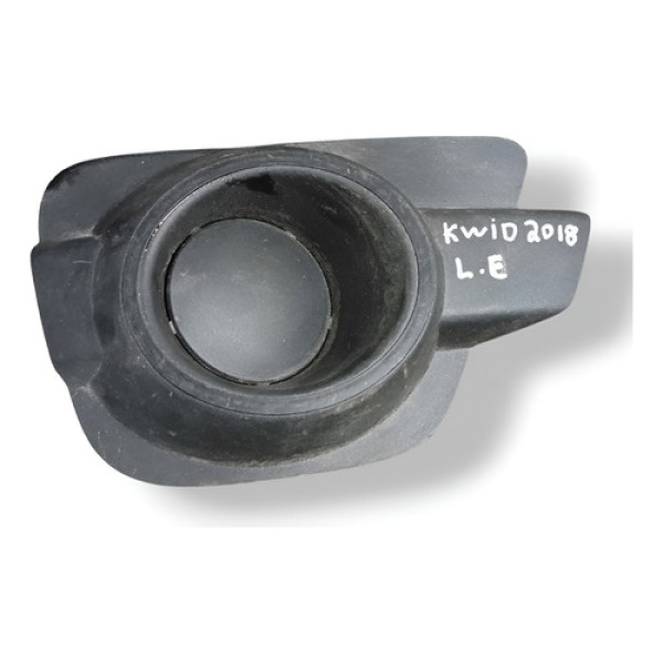 Grade Moldura Milha Lado Esquerdo Renault Kwid 2018 05028095 Preto