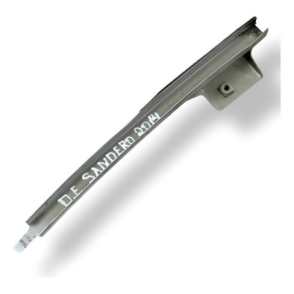 Canaleta Guia Vidro Dianteiro Esquerdo Sandero 2014 266048d - Prateado