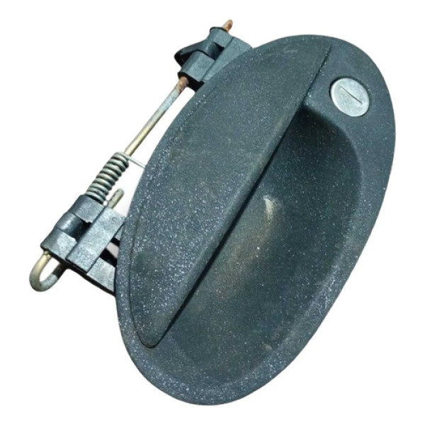 Maçaneta Externa Dianteira Esquerda Gm Celta 2007 93388926 Preto Dianteira