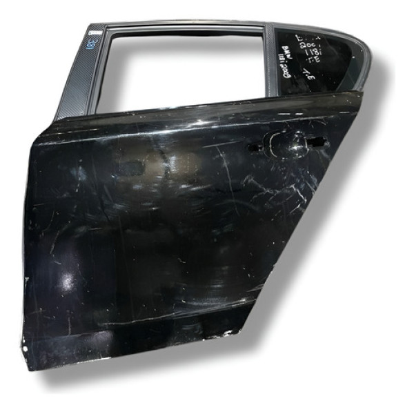 Porta Traseira Esquerda Bmw 118i 2007 2008 2009 2010 2013 Traseira Esquerda Preto