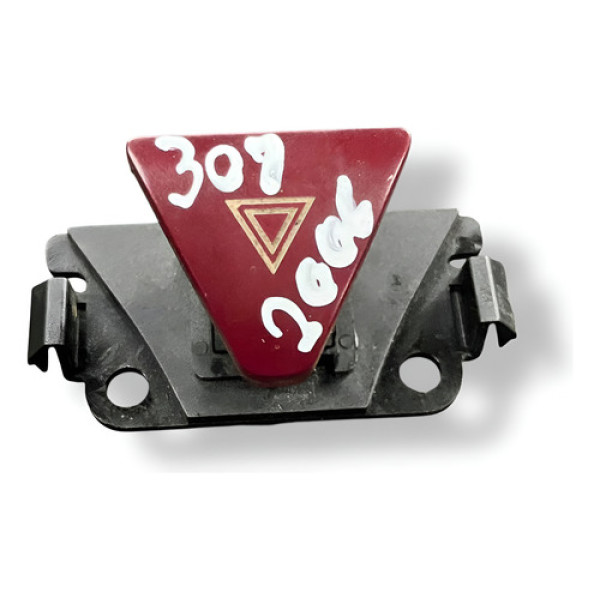 Botão Pisca Alerta Peugeot 307 1.6  2008 2009 2010 A 2011 Prateado