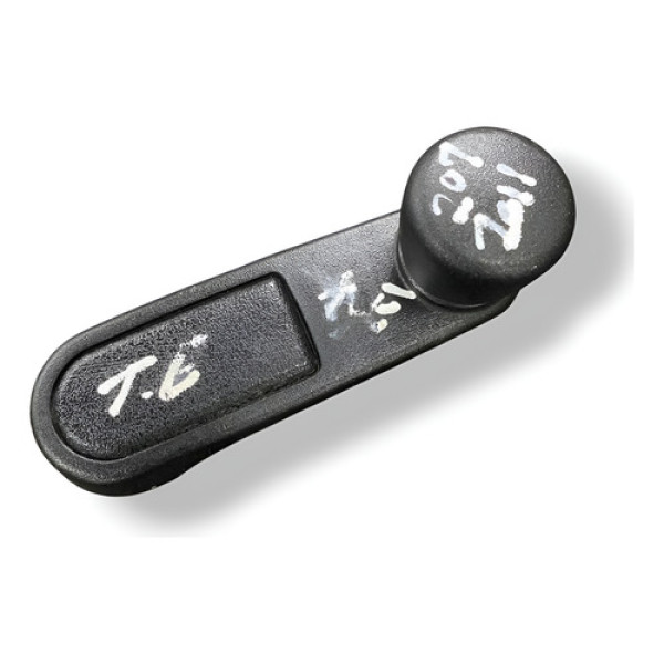 Manivela Vidro Traseiro Esquerdo Peugeot 207 2010 2011 2012 Preto