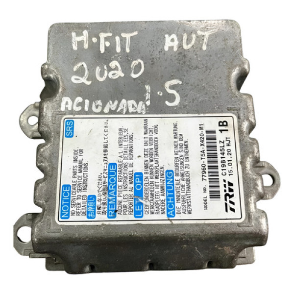 Modulo Airbag (acionado) Honda Fit 1.5 2020 77960t5ax420m1