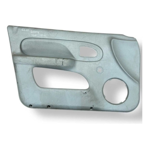 Forro De Porta Dianteira Esquerda Renault Clio 1.6 2004 Cinza