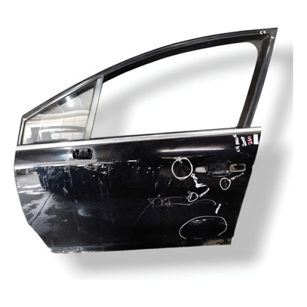 Porta Dianteira Esquerda Citroen C4 Pallas 2008 Detalhes Preto Esquerda Dianteira