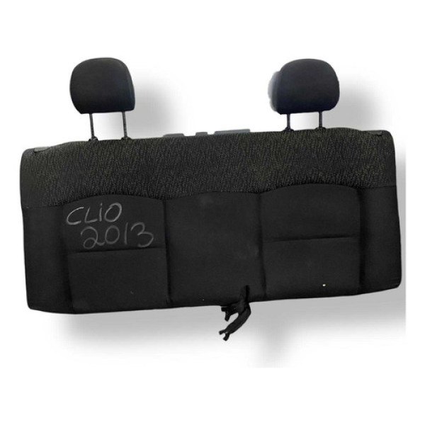 Encosto Banco Traseiro Renault Clio 2010 2011 2012 2013 2014 Preto