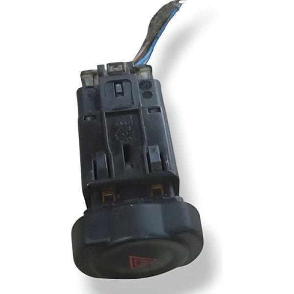 Botao Alerta Renault Logan 1.6 2011 2012 2013 2014 25177 Preto