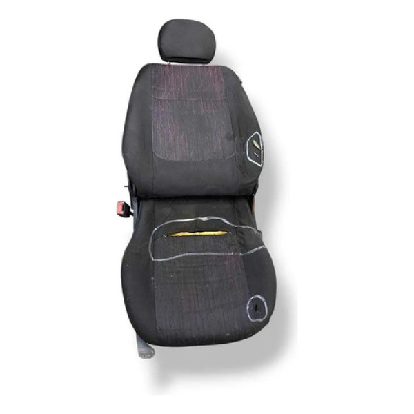 Banco Dianteiro Esquerdo Com Detalhe Chevrolet Agile 2013 Preto