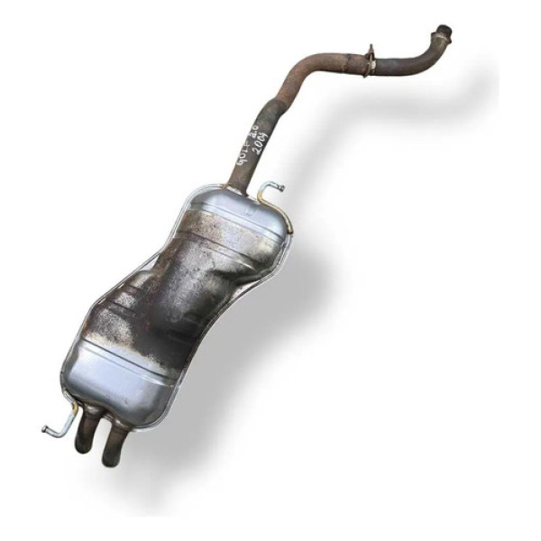 Escapamento Traseiro Silencioso Vw  Golf 2004  2005 Detalhe