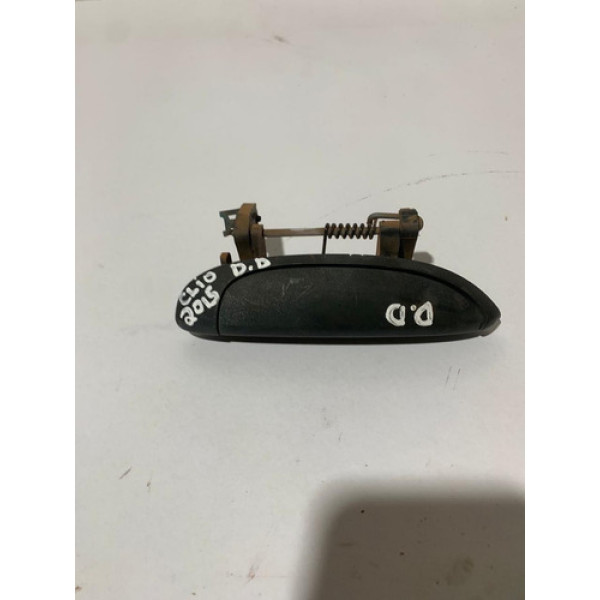 Maçaneta Externa Dianteira Direita Clio 2015 Preta Dianteira