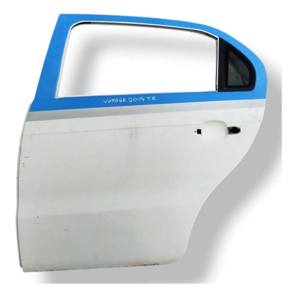 Porta Traseira Esquerda Volkswagen Voyage 1.6 2014 A 2016 Traseira Esquerda Branco