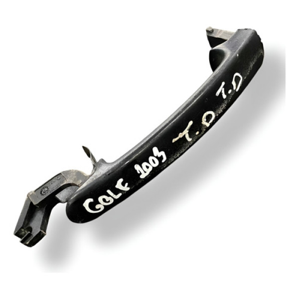 Maçaneta Externa Traseira Direita Vw Golf 2003 3b0837207 - Preto - Traseira