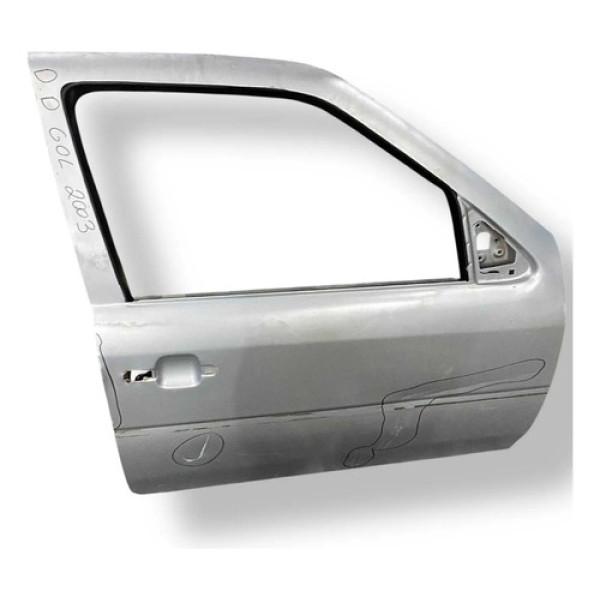 Porta Dianteira Direita Volkswagen Gol 2003 A 2005 Detalhes Dianteira Direita Prateado