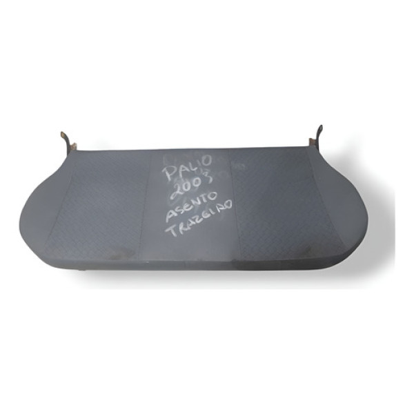 Assento Banco Traseiro Fiat Palio 1.0 - Anos 2003 2004 2005 Prateado