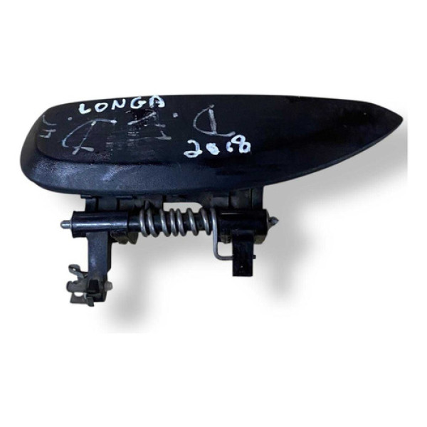 Maçaneta Externa Dianteira Esquerda Renault Logan 2018 2019 Preto Dianteira