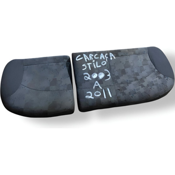 Carcaça Assento Banco Traseiro Fiat Stilo 2003 2004 A 2011 Preto