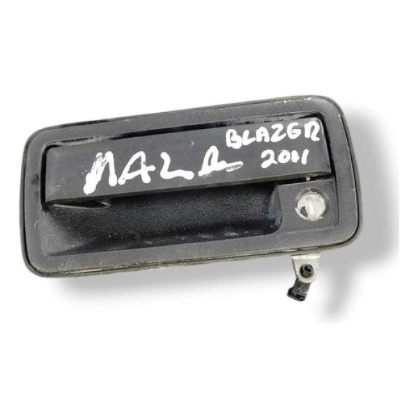 Maçaneta Externa Porta Malas Chevrolet Blazer 2009 2010 2011 Preto Traseira