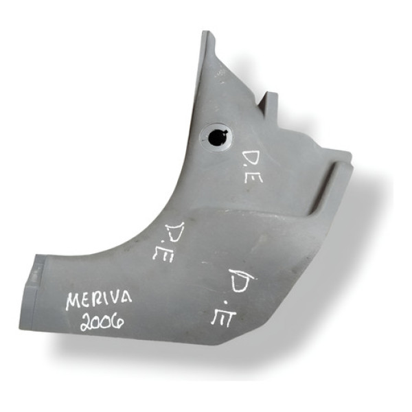 Moldura Soleira Esquerdo Chevrolet Meriva 2006 93368626 Cinza