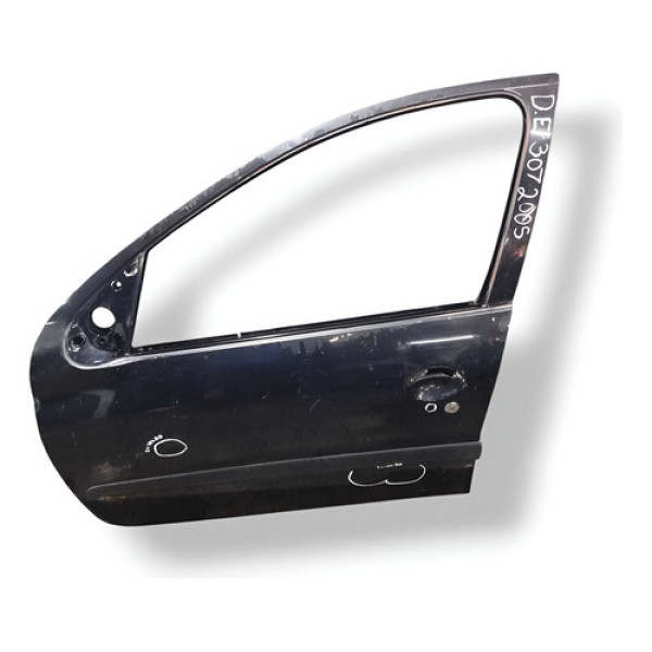 Porta Dianteira Esquerda Peugeot 307 Sw 2.0 2007 (detalhe) Prateado