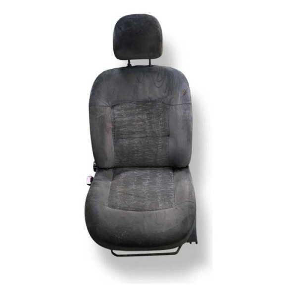 Banco Dianteiro Esquerdo Renault Clio 2007 2008 Detalhe Prateado