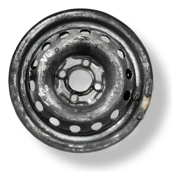 Roda Ferro Aro 13 4 Furos Volkswagen  377601025m Preto