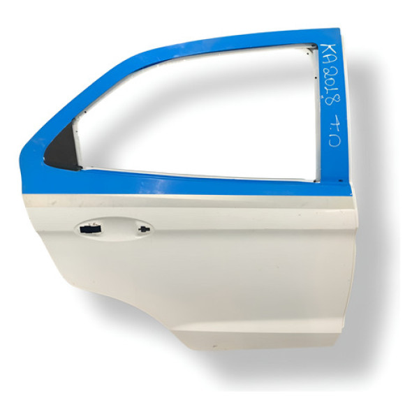 Porta Traseira Direita Ford Ka 2015 2017 2018 2019 2020 - Traseira - Direita - Azul-turquesa
