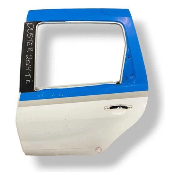 Porta Traseira Esquerda Renault Duster 2013 A 2015 Detalhe Traseira Esquerda Branco