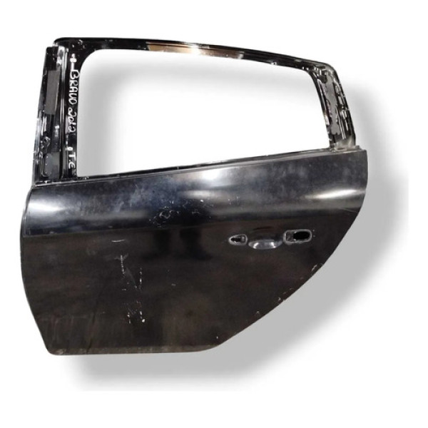 Porta Traseira Esquerda Fiat Bravo 1.8 - 2012 2013 2014 2015 Traseira Esquerda Preto