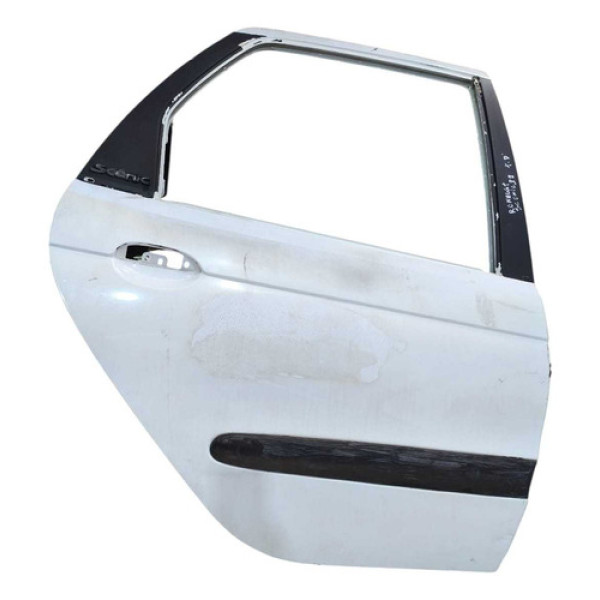 Porta Traseira Direita  Renault Scenic 2.0 1999 2000 2001  Direito Branco
