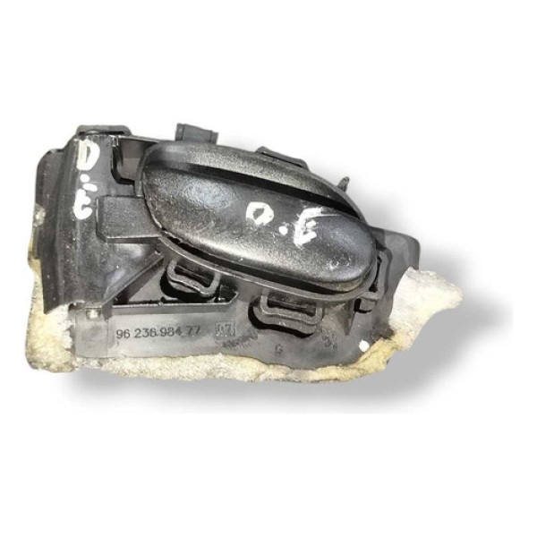 Maçaneta Dianteira Esquerda Peugeot 207 Passion 9623698477 Branco Dianteira