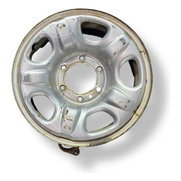 Roda Aro 16 Com Detalhe Chevrolet S10 2012 2013 2014 2015 Prateado