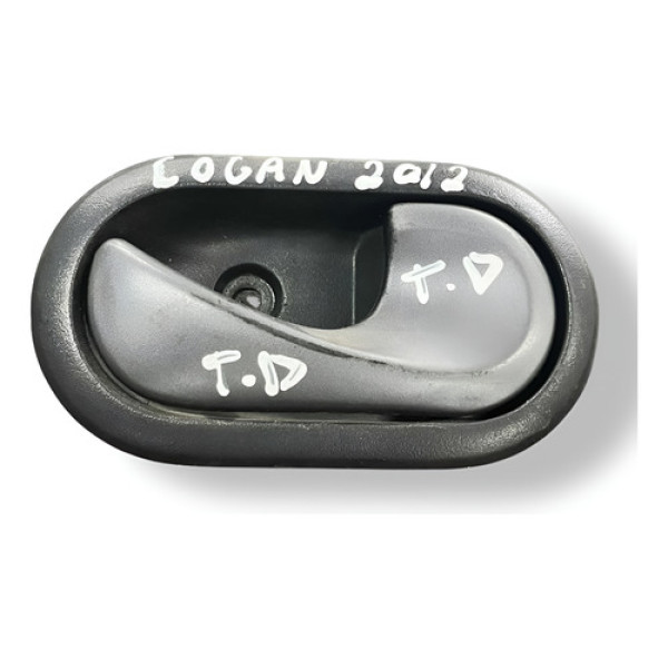 Maçaneta Interna Tras Direita Renault Logan 2012 8200606887 Preto Traseira