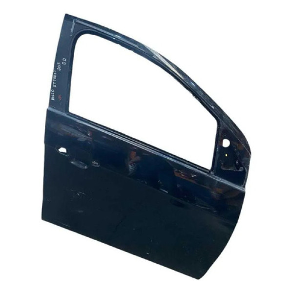 Porta Dianteira Direita Fiat Palio Attractive 2014 2015 2016 Dianteira Direita Preto