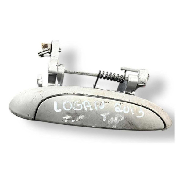 Maçaneta Externa Traseira Direita Logan 2012 2013 7700433076 Prateado Traseira