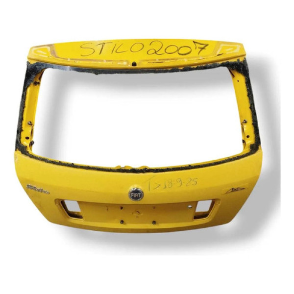 Tampa Traseira Porta Malas Fiat Stilo 2005 2006 2007 2008 Amarelo