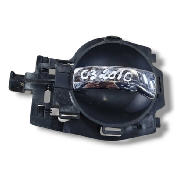 Maçaneta Interna Diant Direita Citroën C3 2010 9680187777  Verde-musgo Dianteira