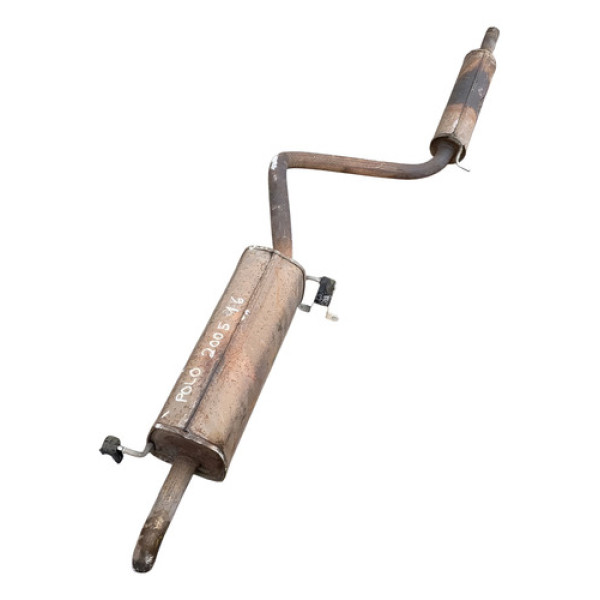 Escapamento Vw Polo 1.6 2005 2006 2006 2007