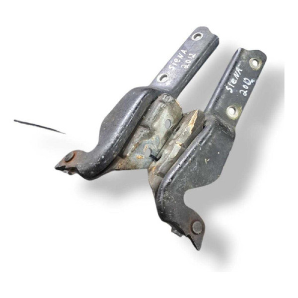 Par Braços Capô Dianteiro Esq/direi Fiat Siena - 2008 A 2012