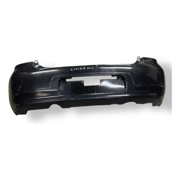 Parachoque Traseiro Nissan Livina 2013 2014 Com Detalhe 