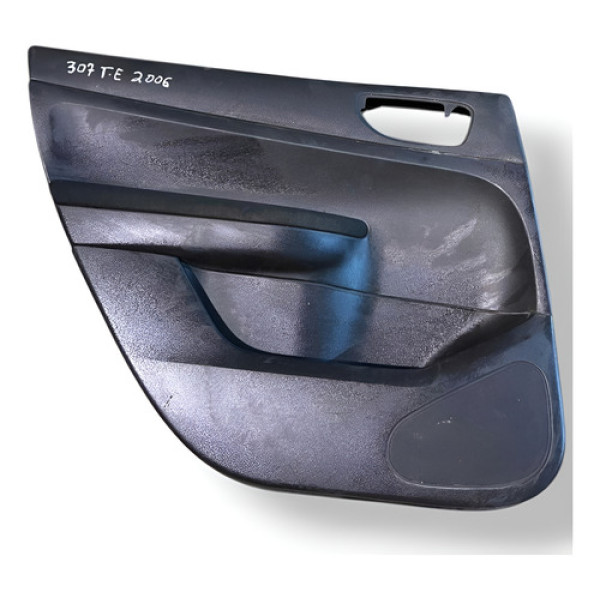 Forro De Porta Traseiro Esquerdo Peugeot 307 2006 9634995877