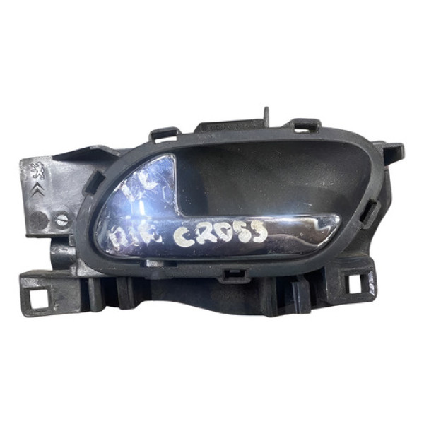 Maçaneta Interna Traseira Esquerda Citroen C3 2015 968344687 Preto